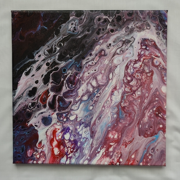 Bubblybee Other - Original Acrylic Art  - 12" x 12"